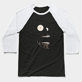 GOOGLE-EYED SKULL Baseball T-Shirt